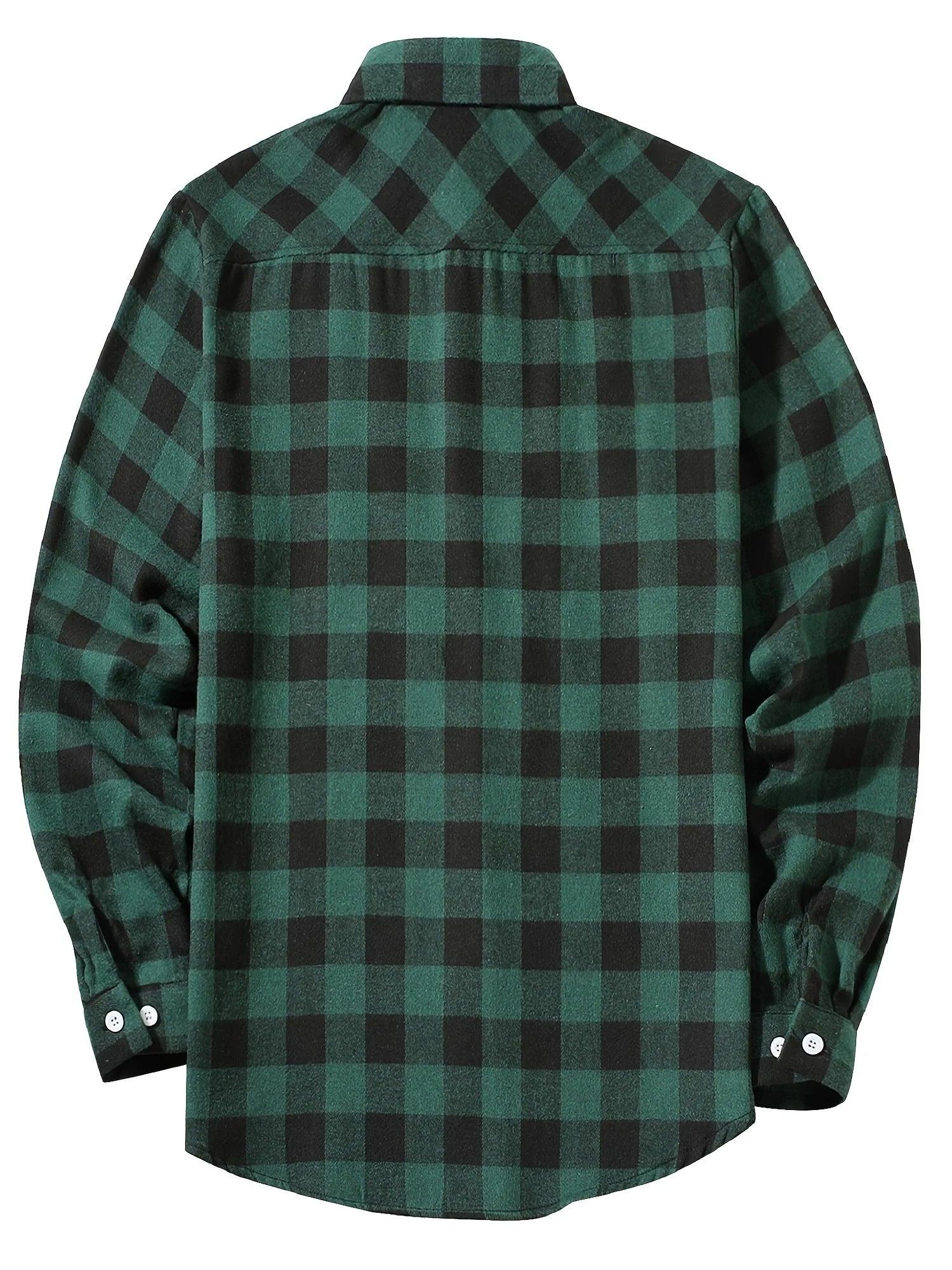 CAMISA FELLER GRID - VERDE