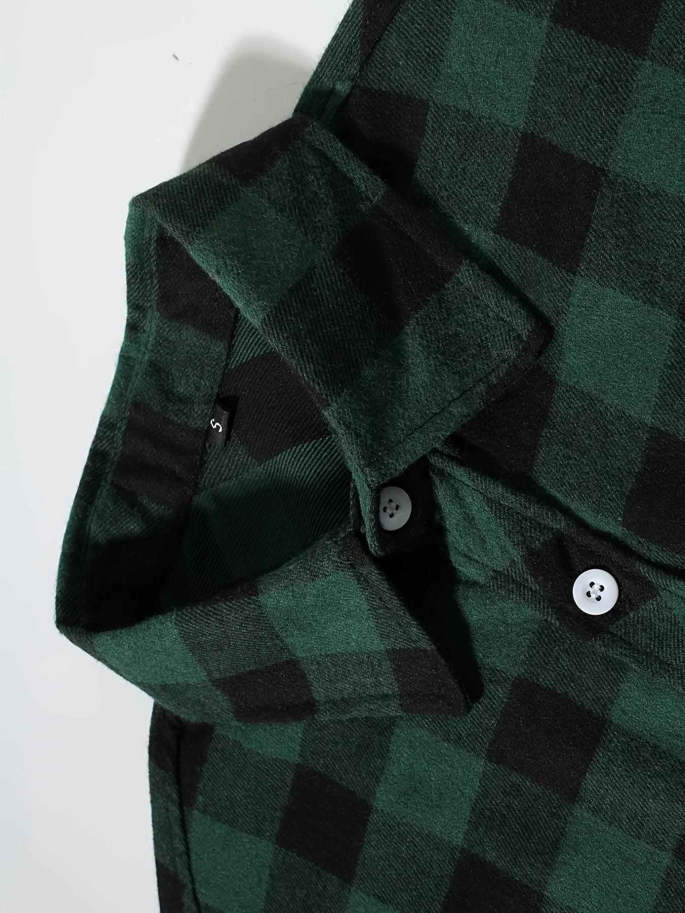 CAMISA FELLER GRID - VERMELHO